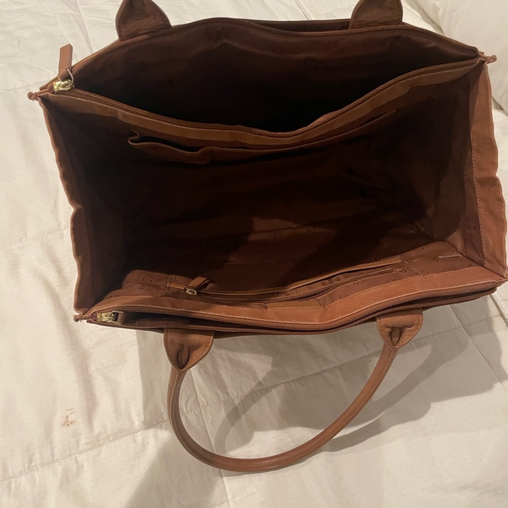Tory Burch Tan Leather Tote - Picture 6 of 14
